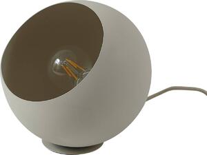 Lampada da tavolo Lindby Solomia, beige, ferro, Ø 20 cm