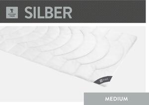 Spessarttraum Piumino Piumino in fibra Argento 155 x 220 cm Medio