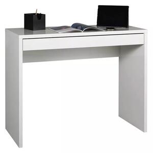 Scrivania da Ufficio 1 Cassetto 100x40x80 cm in Truciolare Nobilitato Bianca