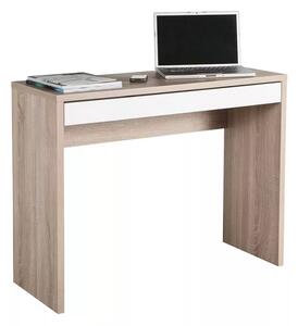 Scrivania da Ufficio 1 Cassetto 100x40x80 cm in Truciolare Nobilitato Rovere Sonoma