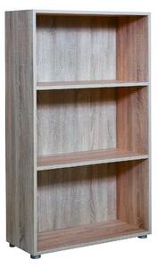 Libreria 3 Ripiani 70x29,8x119 cm in Truciolare Nobilitato Rovere Sonoma
