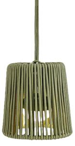 Lampada a sospensione Newgarden a batteria MINI CONTA HANG verde | Ø14,5x14,6 cm