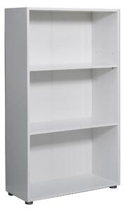 Libreria 3 Ripiani 70x29,8x119 cm in Truciolare Nobilitato Bianca