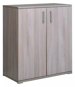 Armadietto Multiuso 2 Ante 72,3x36x81 cm in Truciolare Nobilitato Olmo