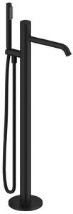 SANYCCES LOOP K Miscelatore monocomando per vasca da bagno, nero opaco