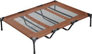 Lettino per cani D04-069CF, pieghevole, da esterno, supporto rialzato, 122 x 92 x 23 cm