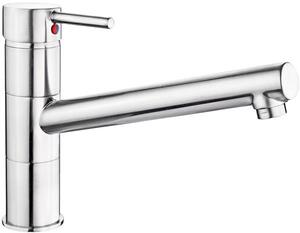 Miscelatore monocomando per lavello Cornat Zelina in acciaio inox