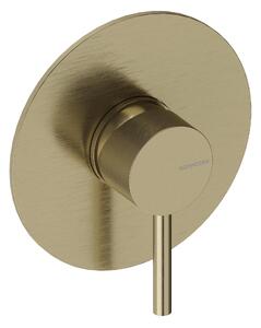 SANYCCES LOOP Miscelatore doccia da incasso con corpo da incasso, oro spazzolato