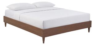 Letto matrimoniale 160x200 cm legno scuro AYO