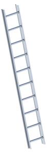 Layher 1051 Scala da tetto in alluminio a 10 pioli