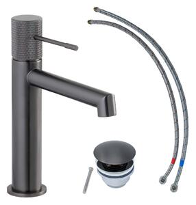 Miscelatore per lavabo SCHÖNER WOHNEN collezione KADIA M, industriale, rubinetto adatto ai lavabi a parete del vostro bagno