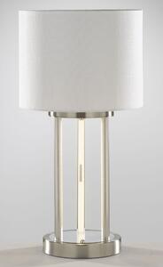 Casa NOVA Lampada da tavolo DOMI DH 28x55 cm argento Lampada da tavolo