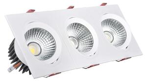 Faretto LED da incasso 30W Taglio rettangolare Madison 315x95 mm 4000K Bianco neutro