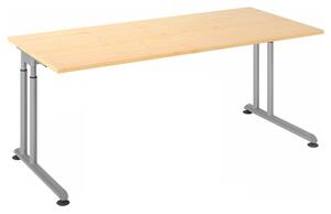 HAMMERBACHER ZS19 höhenverstellbarer Schreibtisch ahorn rechteckig