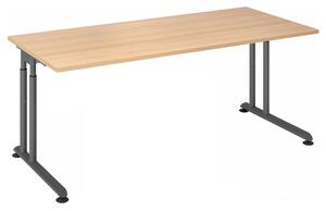 HAMMERBACHER ZS19 höhenverstellbarer Schreibtisch eiche rechteckig