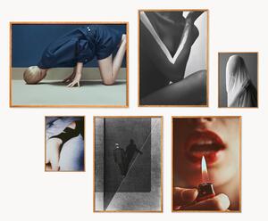 Set di 6 poster con cornice Artwall no. 23