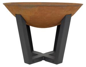 BUSCHBECK ciotola per fuoco Icarus dimensioni grandi L68 x L68 x H50 cm effetto ruggine