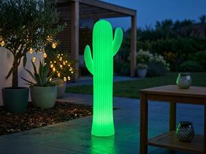 Lampada da terra a LED solare Smartwares Cactus OSL-60084 bianca 111,5 cm RGBW