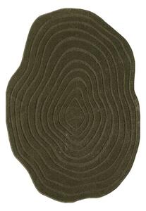 Tappeto verde scuro 160x230 cm Pebble - ESTE