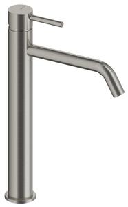 SANYCCES LOOP ColdOpen Miscelatore monocomando per lavabo 36,3 cm, nichel spazzolato
