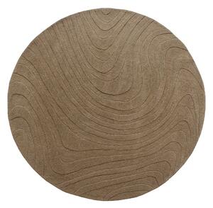 Tappeto taftato rotondo 100% lana D.200cm Talpa 2000g/m² - NOELIA