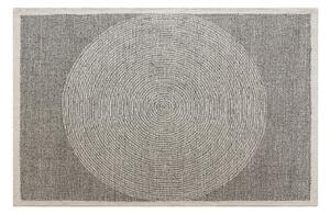 Tappeto taftato 100% lana 160 x 230 cm Grigio 1800g/m² - NELUNE