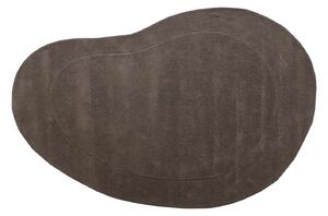 Tappeto organico taftato 100% lana 160 x 220 cm Grigio 2200g/m² - PRIOLA
