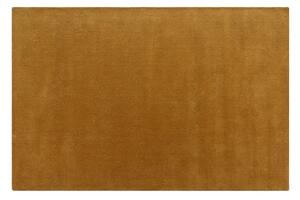 Tappeto 100% lana tessuto a mano 160 x 230 Ocra 1800g/m² - SELINA