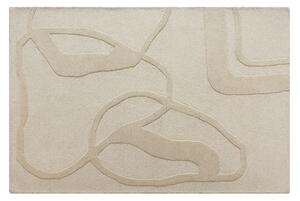 Tappeto taftato 100% lana 200 x 290 cm Beige 2200g/m² - ALINOR
