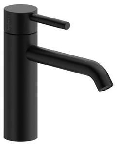 Herzbach DEEP BLACK Miscelatore monocomando per lavabo M-Size 150 mm senza scarico, nero opaco