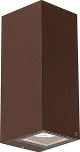 Applique industriale color ruggine a 2 luci AR70 IP54 Baleno