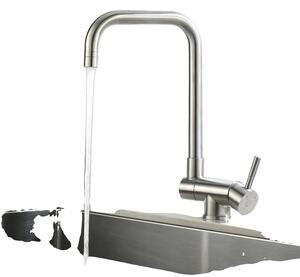 Rubinetto da cucina, girevole a 360°, design pieghevole, raccordo G3/8