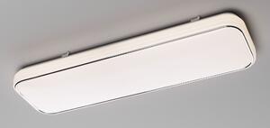 Casa NOVA plafoniera SIMPLY WHT 60x18x6 cm bianco Lampada da soffitto