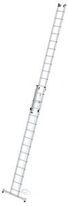 Scala di accesso a fune in 2 parti con traversa nivello® 2x14 pioli