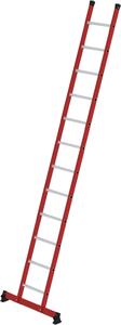 Scala a pioli in plastica MUNK in vetroresina/alluminio con traversa nivello® a 12 pioli