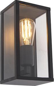 Applique industriale nera 26 cm IP44 Charlois