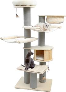 Tiragraffi Avery · beige-antracite · ca. 75 x 56 x 186 cm