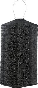 LUMIZ Lanterna solare Tigres Cilindro - 28 cm - Nero