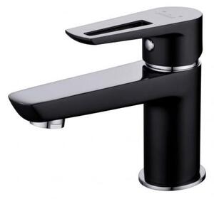 Miscelatore per lavabo a colonna Cersanit Mille nero (S951-048)