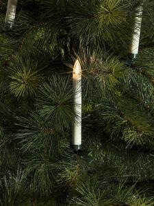 Konstsmide - Illuminazione per albero a LED, 5 candele bianche senza fili, set aggiuntivo per 1930-100, 5 diodi bianco caldo, alimentato a batterie, per esterni (IP44), 10 batterie AA da 1,5 V (incluse); 1935-100