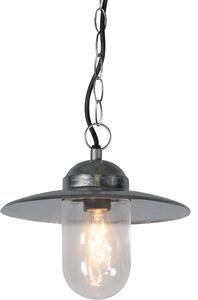 Lampada a sospensione industriale in zinco IP44 Munich