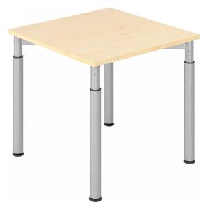HAMMERBACHER YS08 höhenverstellbarer Schreibtisch ahorn quadratisch