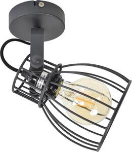 Faretto da soffitto Wire a 1 luce, nero