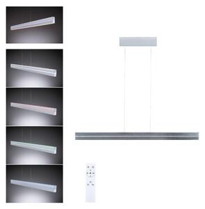 Paulmann Lampada a sospensione LED Raiko con RGBW e Tunable White argento
