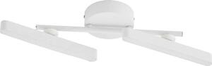 Lindby Faretto LED Eldrin, bianco, 2 luci, striscia luminosa