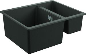 Lavello composito Grohe K500 60-C 55,5/46 1,5 giri, 555 x 460 mm nero granito