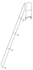 Scala con piattaforma 60° Secondo corrimano per 15 gradini Inclinazione 60°