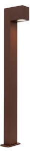 Lampada da esterno industriale a colonna, color ruggine, 80 cm, IP44, Baleno