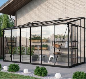 Serra addossata Vitavia "Osiris 7800" nero 7,8 m² Vetro di sicurezza temperato da 3 mm, HKP da 6 mm