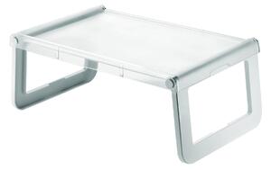 Guzzini Vassoio da letto Jolly 58x35xh23 cm Multiuso richiudibile in Polimetilmetacrilato Trasparente